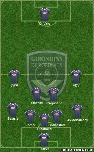 FC Girondins de Bordeaux Formation 2011