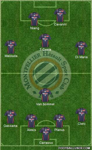 Montpellier Hérault Sport Club Formation 2011