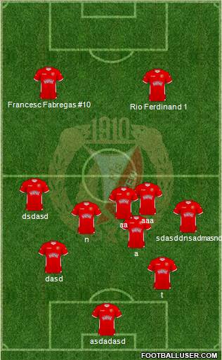 Widzew Lodz Formation 2011