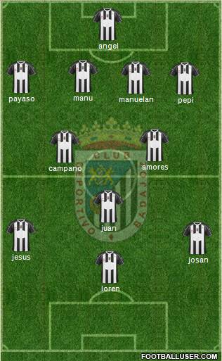 C.D. Badajoz S.A.D. Formation 2011