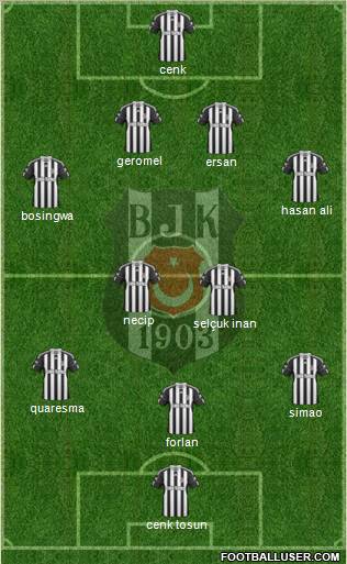 Besiktas JK Formation 2011