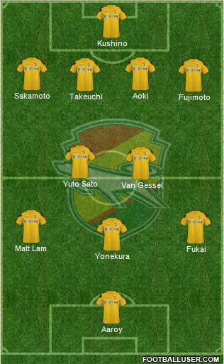 JEF United Ichihara Chiba Formation 2011