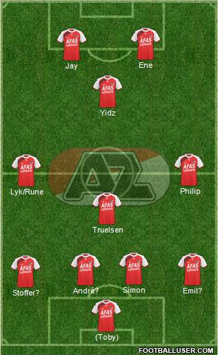AZ Alkmaar Formation 2011