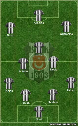 Besiktas JK Formation 2011