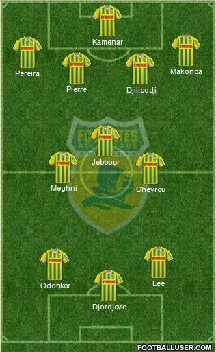 FC Nantes football formation