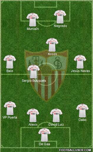 Sevilla F.C., S.A.D. Formation 2011
