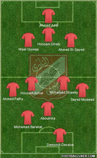 Al-Ahly Sporting Club Formation 2011