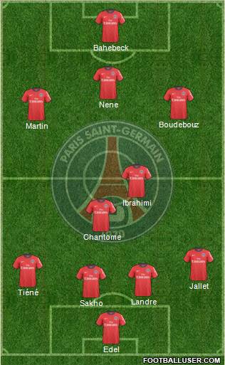 Paris Saint-Germain Formation 2011