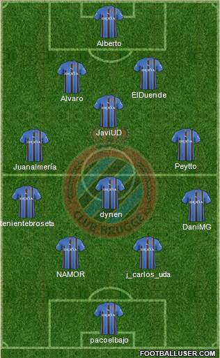 Club Brugge KV Formation 2011