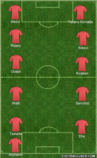 Pro Evolution Soccer Team Formation 2011