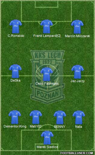 Lech Poznan Formation 2011