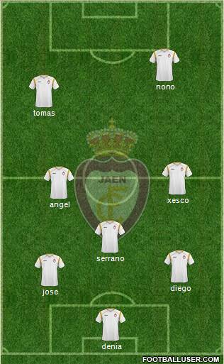 Real Jaén C.F. Formation 2011