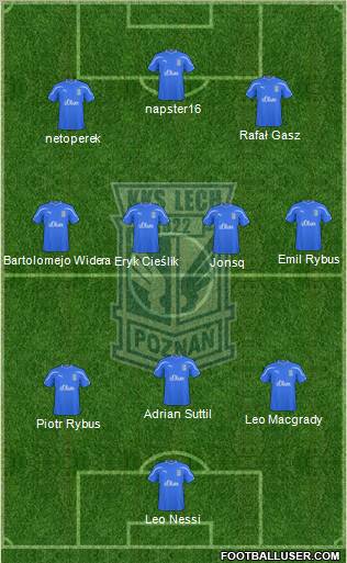 Lech Poznan Formation 2011