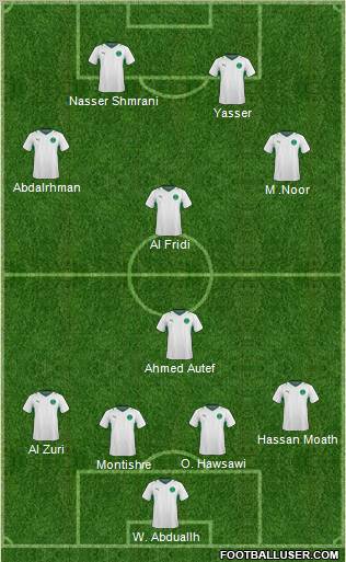 Saudi Arabia Formation 2011