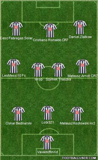 West Bromwich Albion Formation 2011