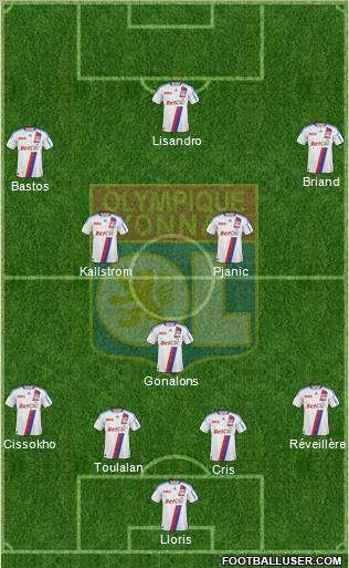 Olympique Lyonnais Formation 2011