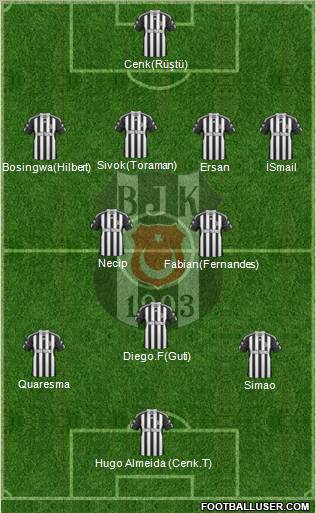 Besiktas JK Formation 2011