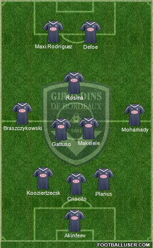 FC Girondins de Bordeaux Formation 2011