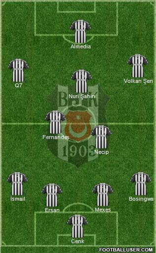 Besiktas JK Formation 2011
