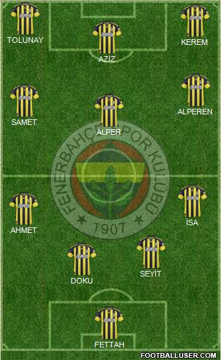 Fenerbahçe SK Formation 2011
