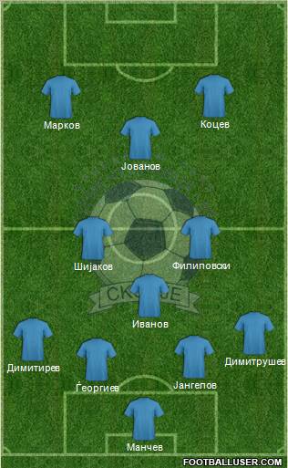 FK Cementarnica 55 Skopje Formation 2011
