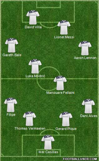 Tottenham Hotspur Formation 2011