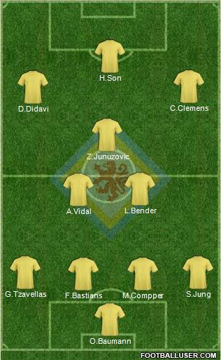 Braunschweiger TSV Eintracht Formation 2011
