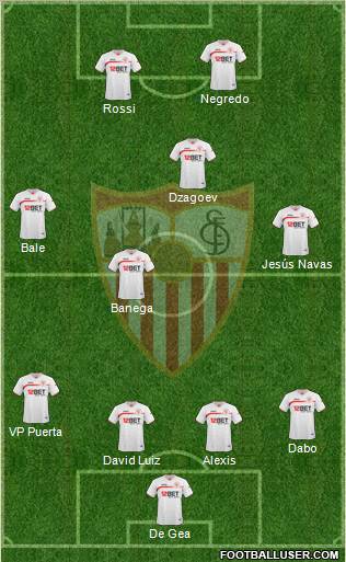 Sevilla F.C., S.A.D. Formation 2011