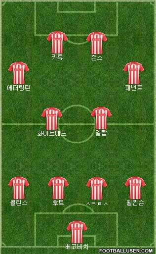 Stoke City Formation 2011