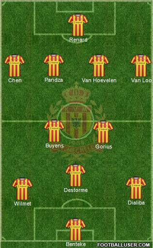 Yellow Red KV Mechelen Formation 2011