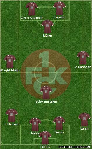 1.FC Kaiserslautern Formation 2011