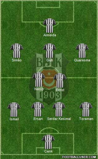 Besiktas JK Formation 2011