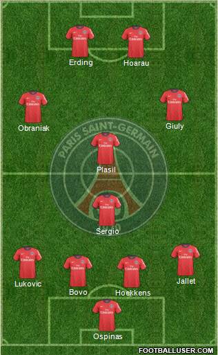 Paris Saint-Germain Formation 2011