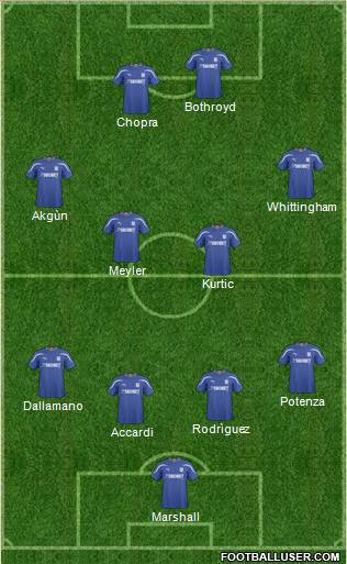 Cardiff City Formation 2011