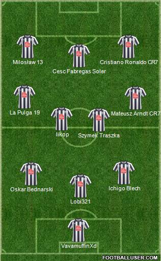 West Bromwich Albion Formation 2011