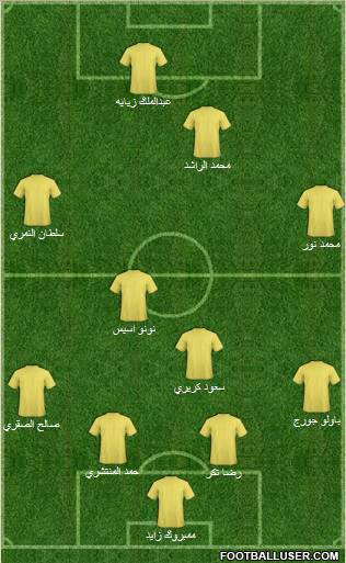 Al-Ittihad (KSA) Formation 2011