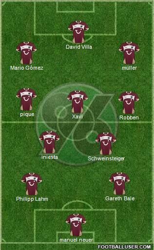 Hannover 96 Formation 2011