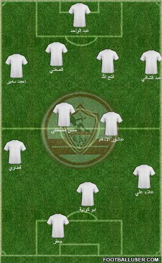 Zamalek Sporting Club Formation 2011