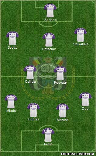 RSC Anderlecht Formation 2011
