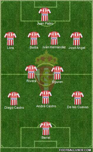 Real Sporting S.A.D. Formation 2011