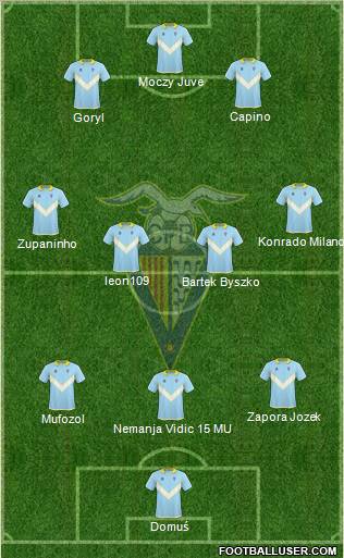C.F. Badalona Formation 2011