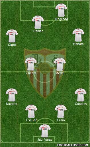 Sevilla F.C., S.A.D. Formation 2011