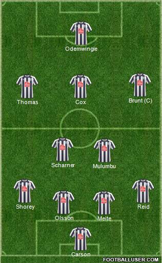 West Bromwich Albion Formation 2011