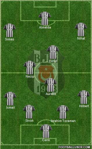 Besiktas JK Formation 2011