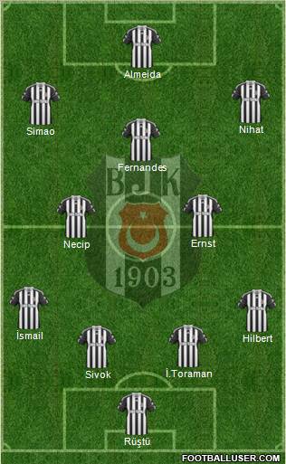 Besiktas JK Formation 2011