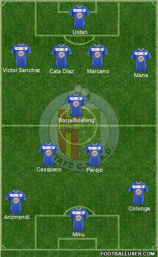 Getafe C.F., S.A.D. Formation 2011