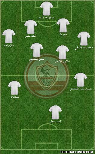 Zamalek Sporting Club Formation 2011