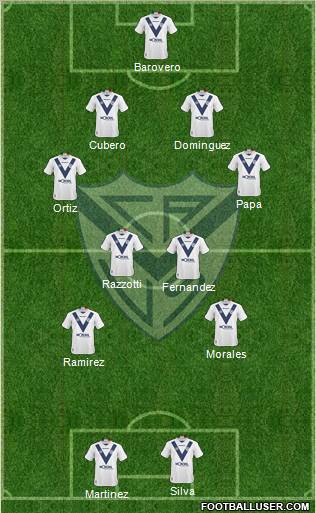 Vélez Sarsfield Formation 2011