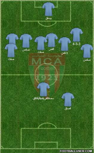Mouloudia Club d'Alger Formation 2011