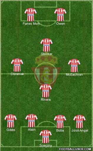 Real Sporting S.A.D. Formation 2011